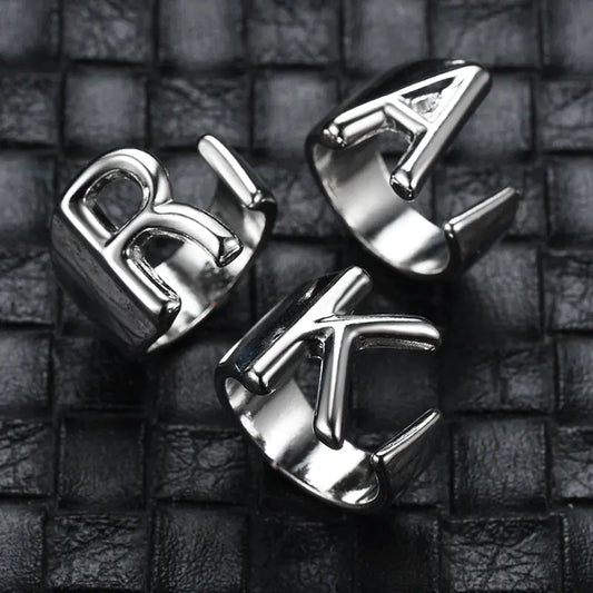 Adjustable Letter Ring Accessories