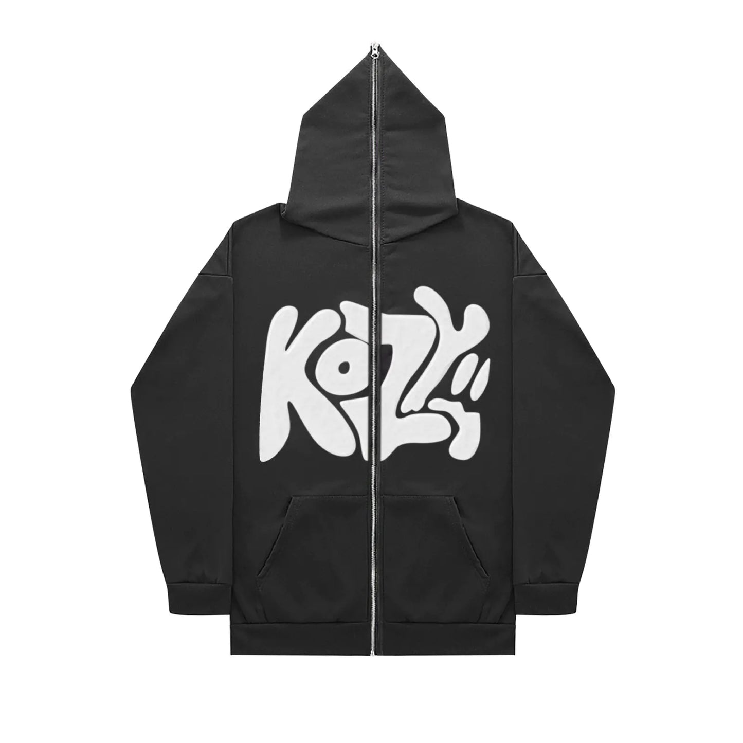 2023 Y2K Style Men's Full-Zip Hoodie Casual Jacket